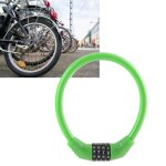 Câble de verrouillage de vélo, haute sécurité, numéro à 4 chiffres, câble antivol pour vélo en plein ... Câble de verrouillage de vélo, haute sécurité, numéro à 4 chiffres, câble antivol pour vélo en plein ...