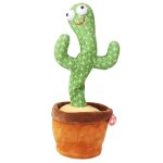 Cactus dansant avec �clairage de haut - parleur de 120 chansons et enregistrement de cactus chantant ...