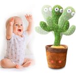 Cactus qui danse et r�p�te, dancing cactus&cactus chantant&cactus qui parle, cactus perroquet, peluche ...