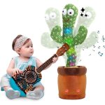 Cactus qui danse et r�p�te francais, le cactus qui parle et qui danse, talking cactus peluche musical ...