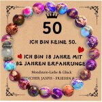 Cadeaux pour 50 a 60 ans pour femme, bracelet en pierre naturelle, cadeau d'anniversaire pour femme, ...