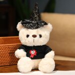 Cadeau fantme citrouille ours poupe peluche t - shirt ours en peluche poupe ornements t - shirt noir ...