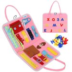 Cadeau fille 1 - 4 ans, montessori jouet fille jeu educatif 1 - 4 ans jouet enfants 1 - 3 ans busy board ...