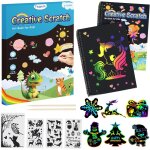 Cadeau fille jouet enfant drole gratter dessin, idee cadeau noel jouet fille 3 - 8 ans, calendrier de ...