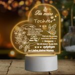 Cadeau pour fille, cadeau de la part de maman, veilleuse led en acrylique, cadeau amusant pour fille, ...