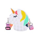 Cadeau pour filles, pop pop arc - en - ciel, anti - stress, sacs a bandouli�re, jouets sensoriels anti ...