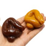 Cadeau de merde r�aliste, jouets amusants, fausse merde, gadget anti - stress