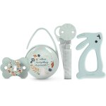 Cadeau naissance, coffret cadeau bébé avec : sucette avectétine symétrique sx pro 0 - 6 mois + attache ... Cadeau naissance, coffret cadeau bébé avec : sucette avectétine symétrique sx pro 0 - 6 mois + attache ...