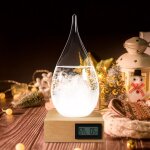 Cadeaux de nol, tempte en verre tempte prvisions mto station mto mode crative bureau bureau ...