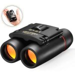Cadeaux de no?l petites jumelles pour enfants, t?lescope pliant ?tanche topelek 8x21, mini jumelles compactes ...