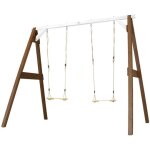 Cadre 4 - in - 1 pour balan�oire, football, volley - ball et tennis portique balan�oire et buts - axi ...