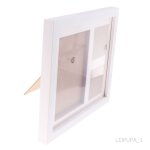 Cadre empreinte bb argile avec cadre pour souvenir naissance n empreintes du pied et main blanc