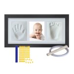 Cadre empreinte b�b� - kit ornement souvenir b�b� d�corations pour murale ou table liste de naissance ...