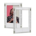 Cadre photo instax mini 3 pouces, film color double face magntique pour rfrigrateur, cadre photo ...