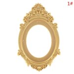 Cadre photo de maison de poupée, style européen 1:12, rond et carré, pour simulation, accessoires de ... Cadre photo de maison de poupée, style européen 1:12, rond et carré, pour simulation, accessoires de ...