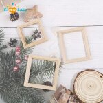 Cadre photo miniature en bois pour maison de poupée 1 / 12, 1 pièce, simulation de meubles, modèle d'accessoir ... Cadre photo miniature en bois pour maison de poupée 1 / 12, 1 pièce, simulation de meubles, modèle d'accessoir ...