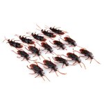 Cafard en caoutchouc pour enfants, 10 pices / lot, simulation de faux insectes ralistes, jouets gag, ...