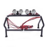 Cage a roulettes en métal pour eclairage de voiture rc 1 / 10, seau avec 6 led, accessoires pour pièces ... Cage a roulettes en métal pour eclairage de voiture rc 1 / 10, seau avec 6 led, accessoires pour pièces ...