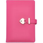 Cahier de filles avec cadenas forme de coeur, a5 carnet secret cahier journal bloc - notes, journal intime ...