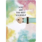 Cahier de filles avec cadenas forme de coeur, a5 carnet secret cahier journal bloc - notes, journal intime ...