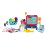 Caisse enregistreuse avec calculatrice et scanner, jeu de caisse pour enfants