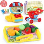 Caisse enregistreuse pour enfants, fruits, lgumes, desserts, jouets pour enfants