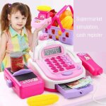 Caisse enregistreuse pour enfants, maison de jeu, simulation de supermarch, 3 a 6 ans, caisse enregistreuse, ...