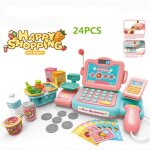 Caisse enregistreuse, jouet educatif durable, avec scanner, son, musique, calculatrice, jeu d'argent ... Caisse enregistreuse, jouet educatif durable, avec scanner, son, musique, calculatrice, jeu d'argent ...