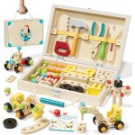 Caisse a outil enfant jouet en bois jouet 3 4 5 ans fille garcon, 29 pièces boite a outils enfant etabli ... Caisse a outil enfant jouet en bois jouet 3 4 5 ans fille garcon, 29 pièces boite a outils enfant etabli ...