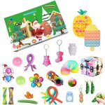 Calendrier de l'avent de no�l pour enfant, jouets anti - stress, main, soulagement de la pression, contr�leur ...