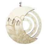 Calendrier mural en bois a suspendre, calendrier perp�tuel r�glable, d�coration pour bureau, restaurant, ...