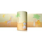Clin cline frise murale dcorative jungle abricot