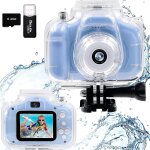 Camra pour enfants appareil photo numrique etanche sous - marin pour enfants 2 pouces ips screen x200 ...