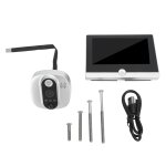 Caméra de sonnette vidéo sans fil avec moniteur lcd couleur 4, 3 pouces, wifi, détection de mouvement ... Caméra de sonnette vidéo sans fil avec moniteur lcd couleur 4, 3 pouces, wifi, détection de mouvement ...