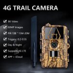 Caméra de suivi avec vidéo 8k images 60mp vision nocturne caméra de faune étanche activée par le mouvement ... Caméra de suivi avec vidéo 8k images 60mp vision nocturne caméra de faune étanche activée par le mouvement ...