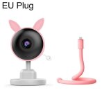 Cam�ra de surveillance b�b� wi - fi 1080p vision nocturne audio bidirectionnel rose yonis