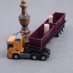 Camion en alliage moul� sous pression 1:48, conteneur de transport, mod�le de voiture, v�hicule de simulation, ...