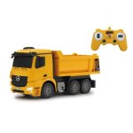 Camion benne mercedes arocs 1:26 2, 4g - jamara - ext�rieur - jaune