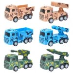 Camion de marche, 6 pi�ces, jouets sans d�formation, inertie, petits d�tails, capacit� manuelle, mod�le ...