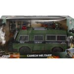Camion militaire roues libres - liam access - avec soldat et mitraillette - vert - pour enfant de 3 ans ...