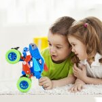 Camion de monstres de dinosaures a tirer, mod�le de voiture, jouets educatifs pour enfants, cadeau pour ...