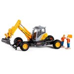 Camion pelleteuse de marche en alliage moul� sous pression, mod�le de travail, v�hicule a d�formation ...