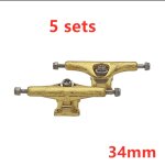 Camion de planche a roulettes a axe unique, camions de touche, 5 ensembles, 32mm, 34mm - type 34mm gold ... Camion de planche a roulettes a axe unique, camions de touche, 5 ensembles, 32mm, 34mm - type 34mm gold ...