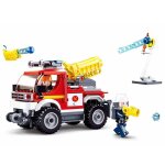 Camion de pompiers, bloc de construction en briques, jouets pour enfants, cadeau de nol, 2022