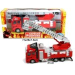 Camion de pompiers en mtal - jouet - garon - rouge - extrieur - 3 ans et plus