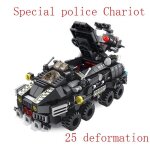 Camions de pompiers, voitures de police, h�licopt�re, robot de transformation, voiture de course, blocs ...