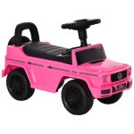 Camion porteur enfants vhicule  pousser licence mercedes benz 12 - 36 mois coffre klaxon phares rose ...