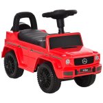 Camion porteur enfants vhicule  pousser licence mercedes benz 12 - 36 mois coffre klaxon phares rouge ...