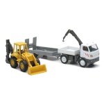 Camion remorque avec tractopelle ou pelleteuse 1 / 43 new ray - new ray