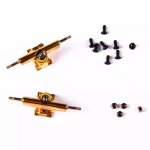 Camions de touche en alliage a double appellation, 32mm, pour skateboard, mini jouets - type 32mm gold ...